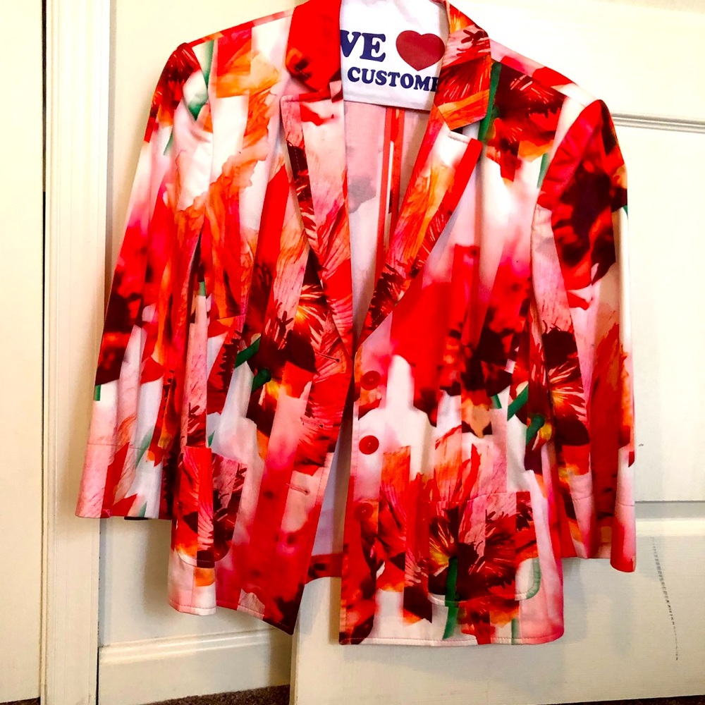 Colorful blazer